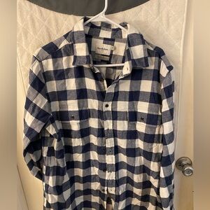 Mens XL flannel button down